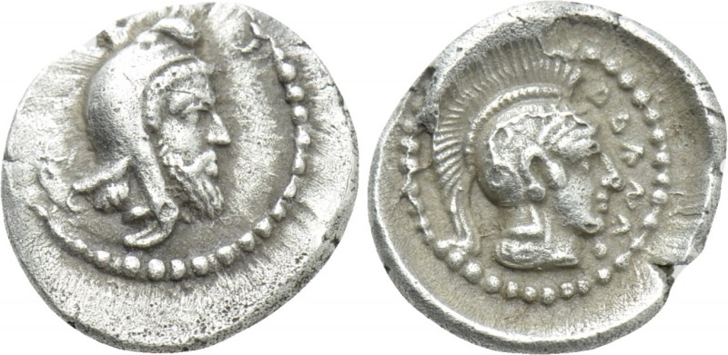 DYNASTS OF LYCIA. Ddenewele (Circa 410-400 BC). Obol. Uncertain mint, possibly X...