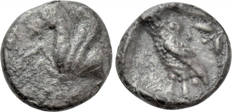 CILICIA. Uncertain. Obol (Circa 4th century BC). 

Obv: Forepart of Pegasos le...