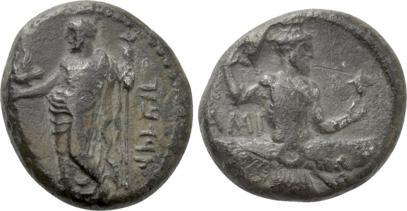 CILICIA. Issos. Tiribazos (Circa 386-380 BC). Stater. 

Obv: Winged figure of ...