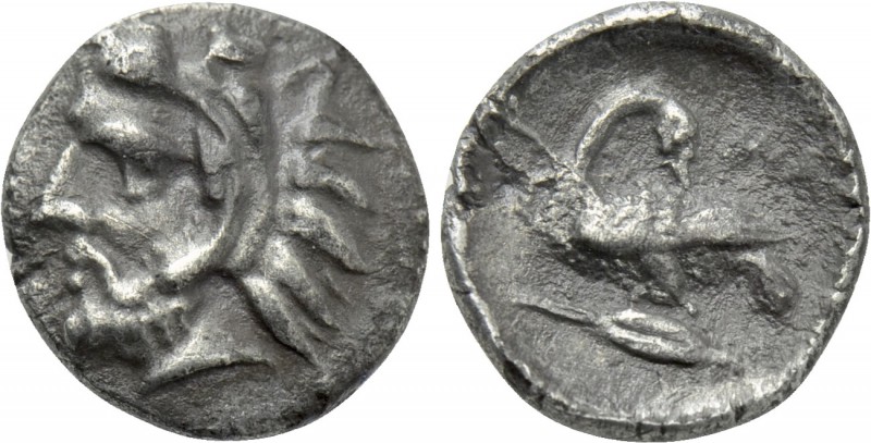 CILICIA. Mallos. Obol (Circa 385-333 BC). 

Obv: Head of Herakles left, wearin...