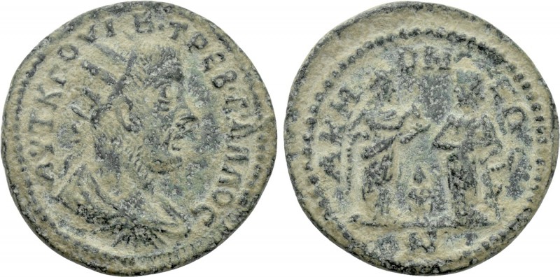 PHRYGIA. Acmonea. Trebonianus Gallus (251-253). Ae. 

Obv: AVT K Γ OVIB TREB Γ...