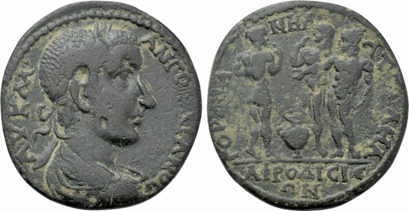 CARIA. Aphrodisias. Gordian III (238-244). Ae.

Obv: ΑV Κ Μ ΑΝ ΓΟΡΔΙΑΝΟϹ.
Lau...