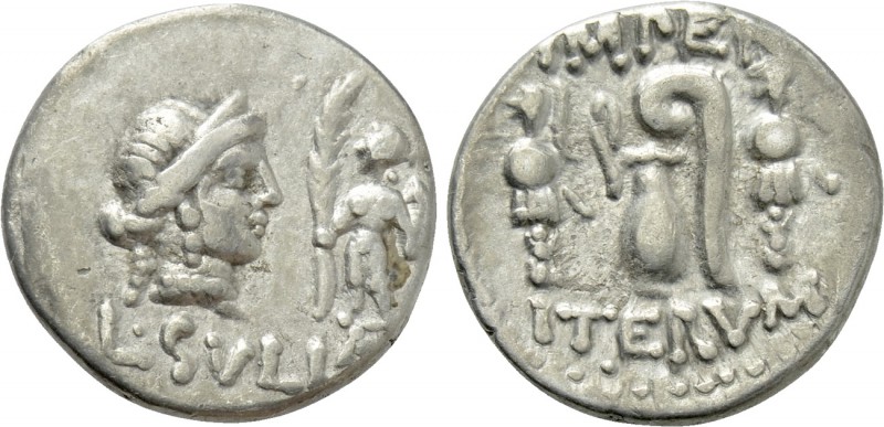 L. SULLA. Denarius (84-83 BC). Military mint moving with Sulla. 

Obv: L SVLLA...
