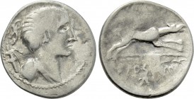 C. POSTUMIUS. Denarius (After 73 BC). Contemporary imitation of Rome.