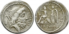 M. NONIUS SUFENAS. Denarius (57 BC). Rome.