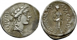 MAN. ACILIUS GLABRIO. Denarius (49 BC). Rome.