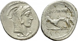 L. PAPIUS CELSUS. Denarius (45 BC). Rome.