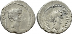 MARK ANTONY. Denarius (42 BC). Military mint traveling with Antony in Greece and Asia.