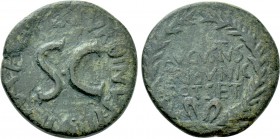 AUGUSTUS (27 BC-14 AD). As. Rome. L. Naevius Surdinus, moneyer.