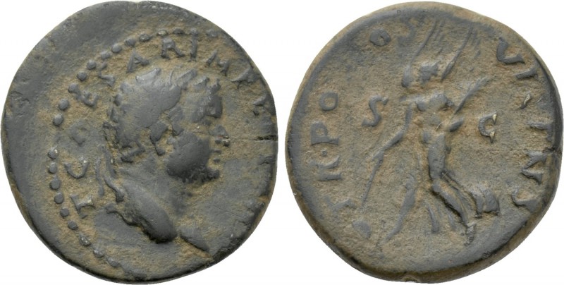 TITUS (Caesar, 69-79). Ae. Uncertain eastern mint, possibly Ephesus. Judaea Capt...