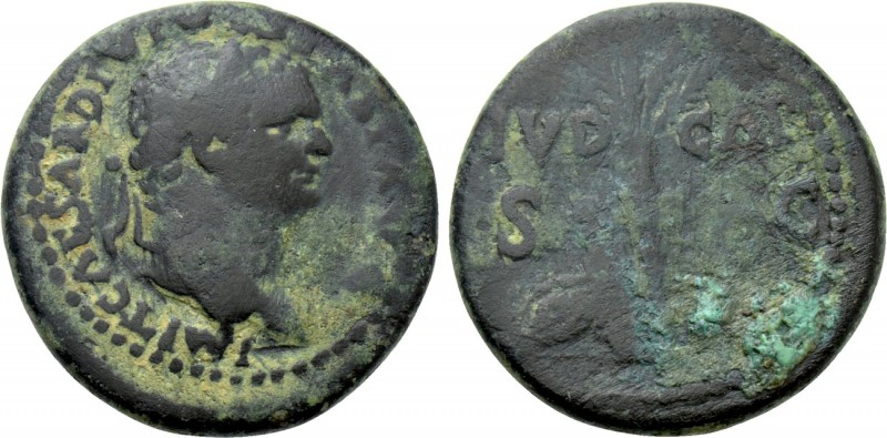 TITUS (79-81). Semis. Uncertain mint in Thrace. Judaea Capta issue. 

Obv: IMP...