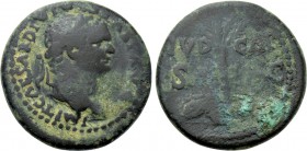 TITUS (79-81). Semis. Uncertain mint in Thrace. Judaea Capta issue.