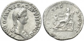DOMITIA (Augusta, 82-96). Denarius. Rome.
