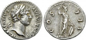 HADRIAN (117-138). Denarius. Eastern mint or contemporary imitation of Rome.