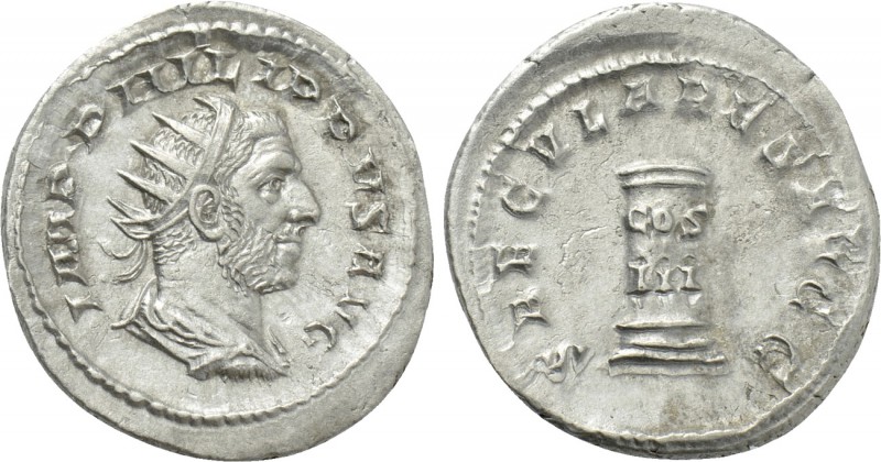 PHILIP I THE ARAB (244-249). Antoninianus. Rome. Saecular Games issue. 

Obv: ...