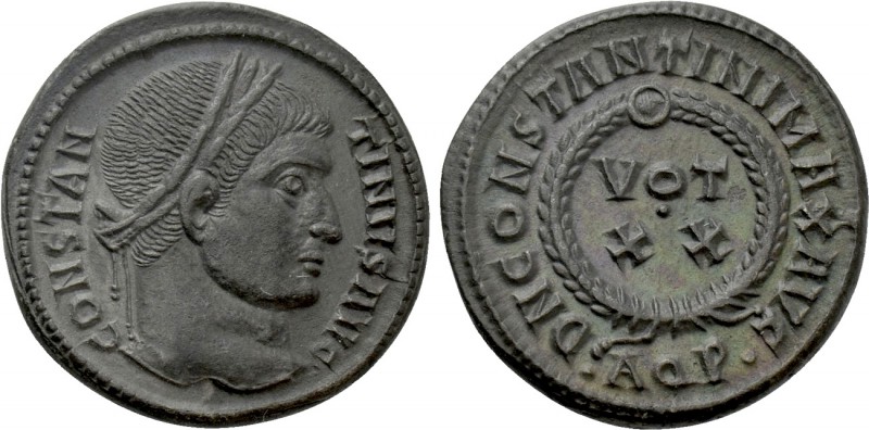 CONSTANTINE I THE GREAT (307/310-337). Follis. Aquileia. 

Obv: CONSTANTINVS A...