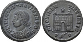 CONSTANTIUS II (Caesar, 324-337). Follis. Ticinum.
