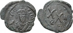 PHOCAS (602-610). Half Follis. Cyzicus. Dated RY 2 (603/4).