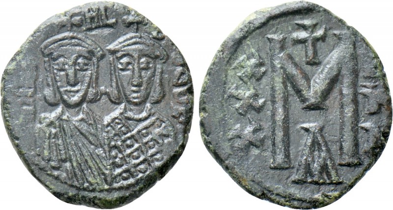 MICHAEL I RHANGABE with THEOPHYLACTUS (811-813). Follis. Constantinople. 

Obv...