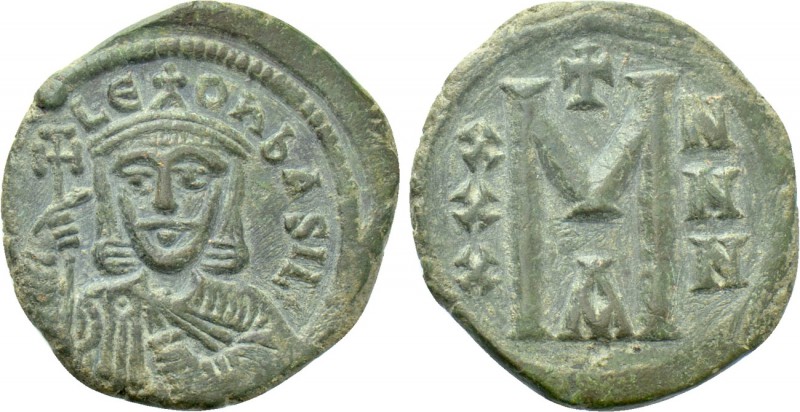 LEO V THE ARMENIAN (813-820). Follis. Constantinople. 

Obv: LЄOҺ ЬASIL. 
Cro...