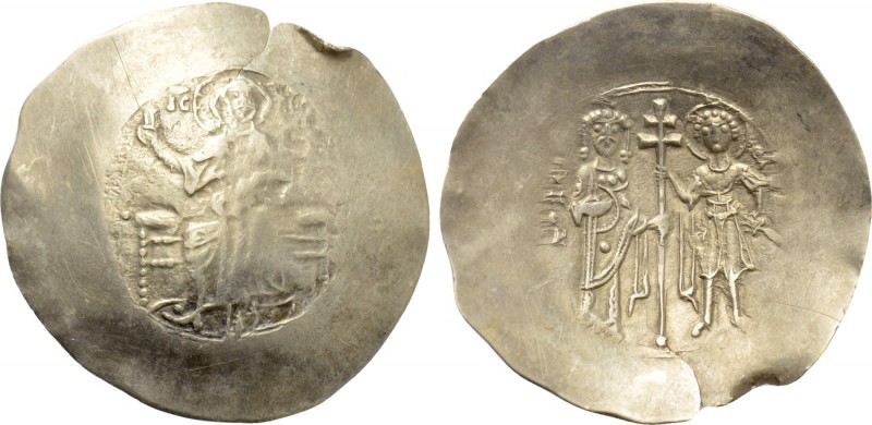 JOHN II COMNENUS (1118-1143). EL Aspron Trachy Nomisma. Constantinople. 

Obv:...