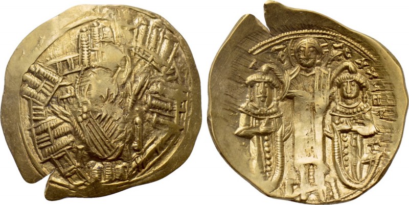 ANDRONICUS II PALAEOLOGUS with MICHAEL IX (1282-1328). GOLD Hyperpyron. Constant...