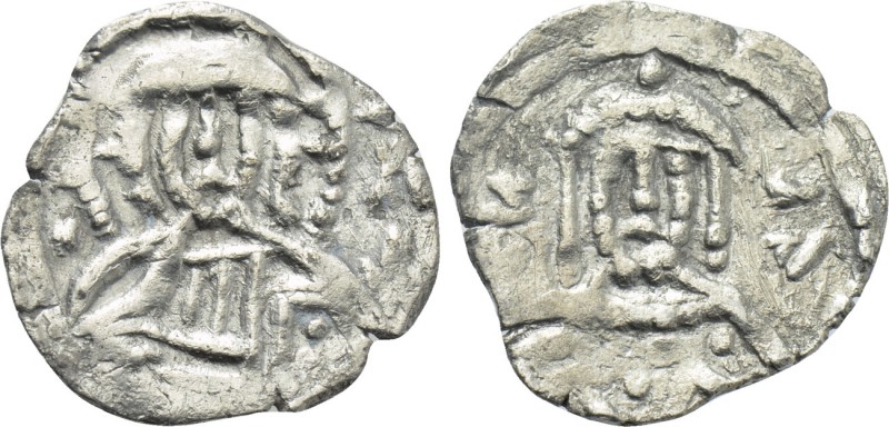 MANUEL II PALAEOLOGUS (1391-1423). 1/8 Stavraton. Constantinople. 

Obv: Facin...