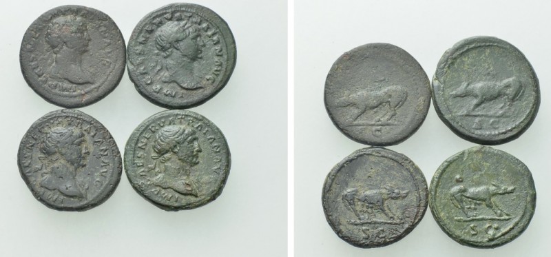 4 Quadrantes of Trajan. 

Obv: .
Rev: .

. 

Condition: See picture .

...
