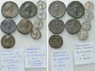 9 Coins of the Nerva Antonine Dynasty.