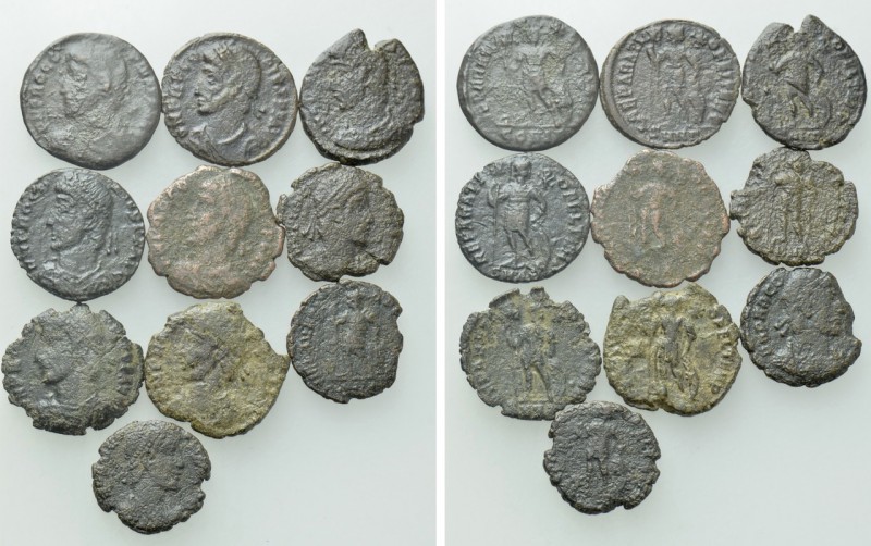 10 Coins of Procopius. 

Obv: .
Rev: .

. 

Condition: See picture.

We...