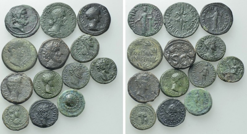 13 Roman Provincial Coins. 

Obv: .
Rev: .

. 

Condition: See picture.
...