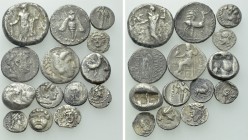 14 Greek Coins.
