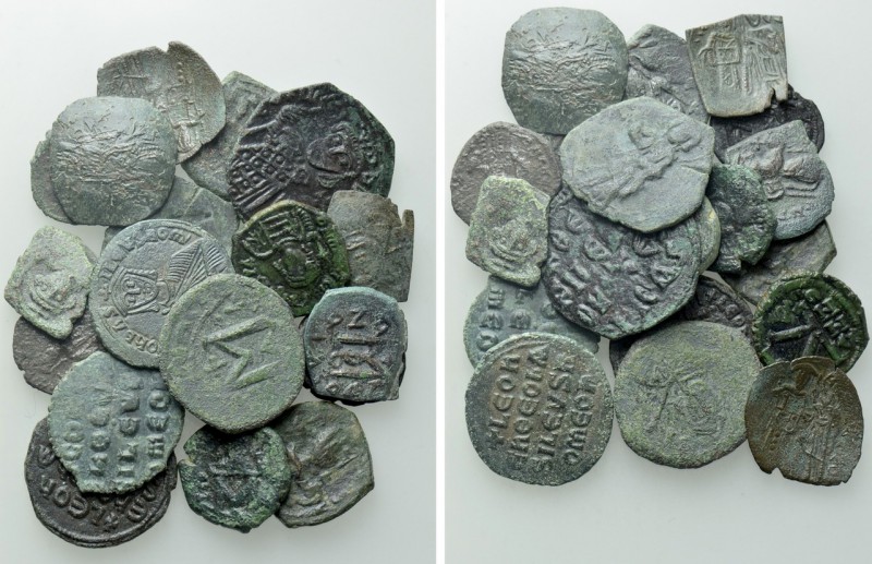 19 Byzantine Coins. 

Obv: .
Rev: .

. 

Condition: See picture.

Weigh...