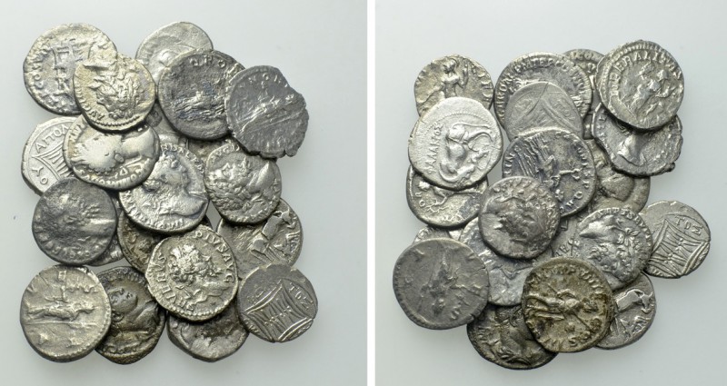 20 Ancient Coins. 

Obv: .
Rev: .

. 

Condition: See picture.

Weight:...