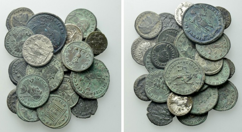 24 Roman Coins; including Iovianus. 

Obv: .
Rev: .

. 

Condition: See p...