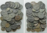 Circa 58 Late Roman Coins.