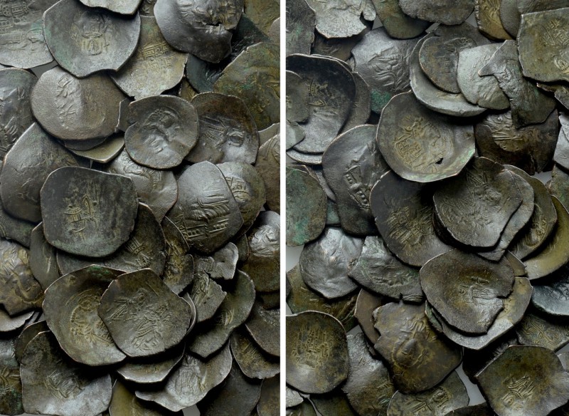 Circa 80 Byzantine Coins. 

Obv: .
Rev: .

. 

Condition: See picture.
...
