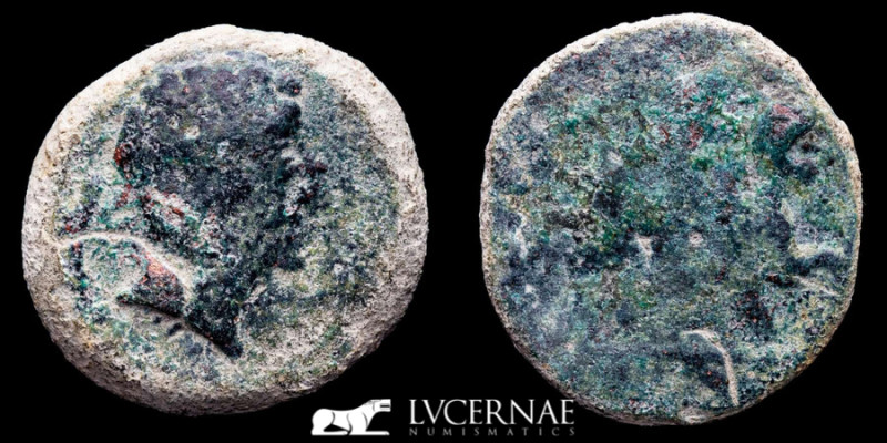 Ancient Hispania - Iliberri (Granada). Bronze As (24.90 g., 30 mm.). 150-20 BC. ...