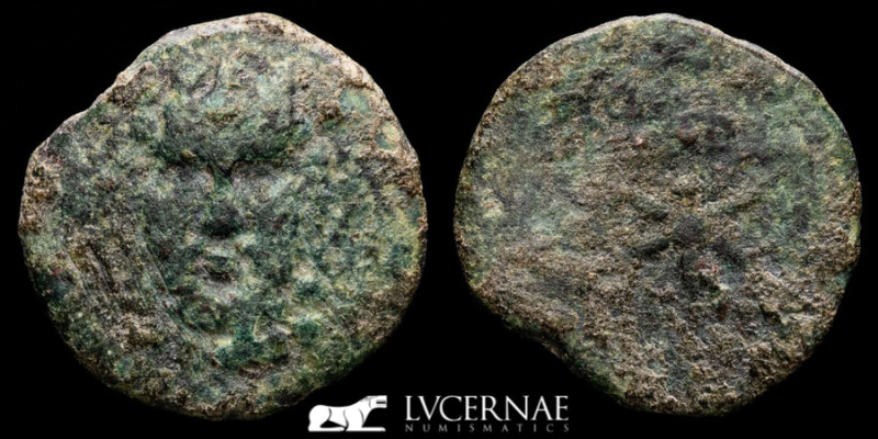 Ancient West Mauritania, bronze calco (4,00 g, 21 mm). Minted in Tingis or some ...