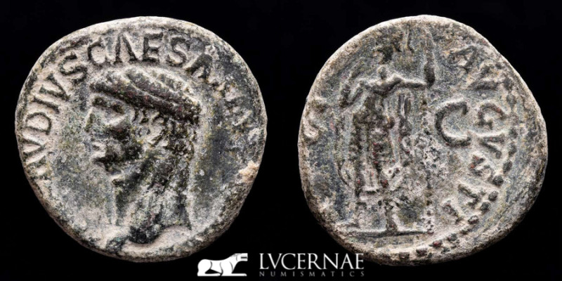 Roman Empire - Claudius I (41 - 54 A.D.) Bronze As (11,85 g. 26 mm.). Rome mint,...