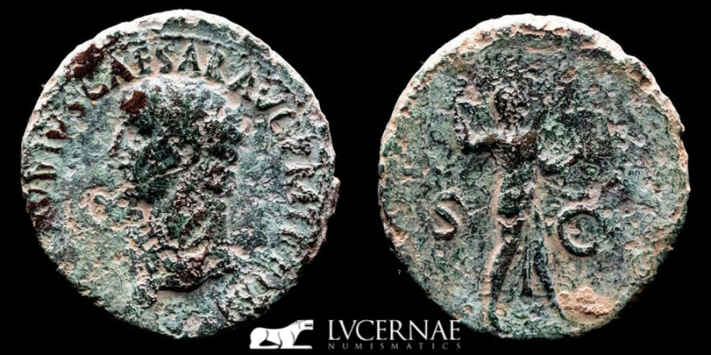 Roman Empire - Claudius (41-54 A.D.) Bronze As (11,73 g., 26 mm.). Rome, AD 41-5...