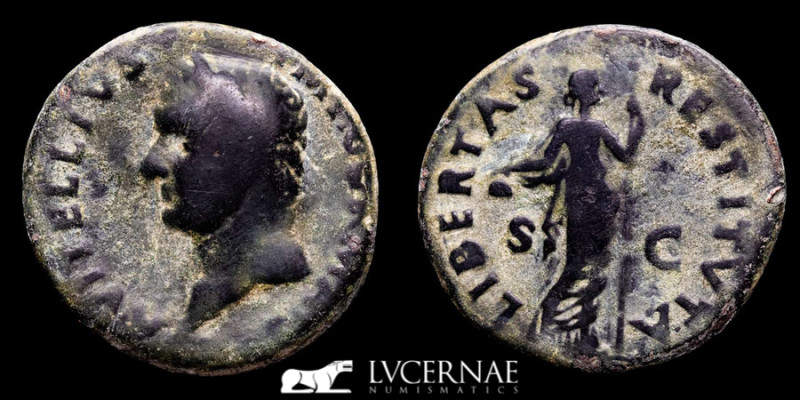 Roman Empire - Vitellius, (A.D. 69). AE As (9,29 g. 26 mm.), Spanish (Tarraco?) ...