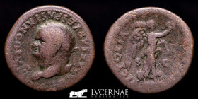 Vespasian Bronze As 10,96 g. 26 mm. Rome 77-78 A.D.  fine