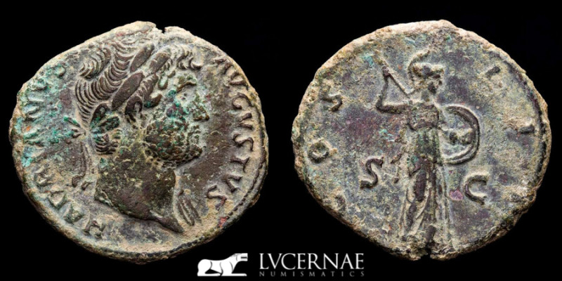 Roman Empire - Hadrian 117-138 AD. Æ As (11,48 g., 26 mm.). Roma mint. Struck ci...