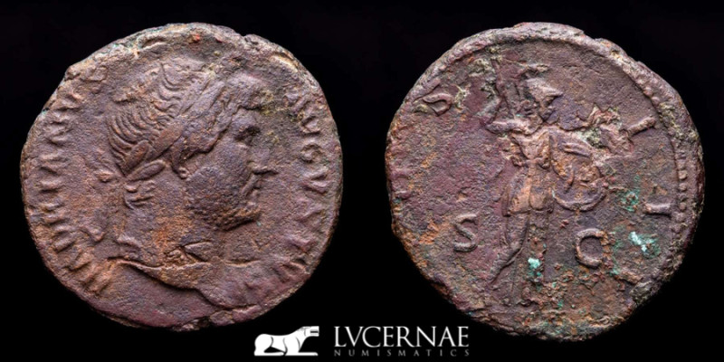 Roman Empire - Hadrian 117-138 AD. Æ As (9,50 g., 26 mm.). Roma mint. Struck cir...