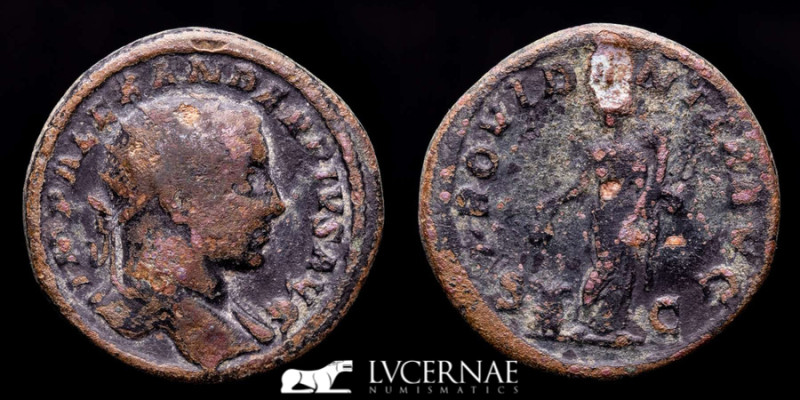 Roman Empire - Severus Alexander (222-235 A.D.). 
Bronze dupondius (12,50 g., 26...