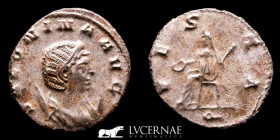 Salonina Bronze Antoninianus 2,99 g. 20 mm. Rome 261-262 A.D. EF-