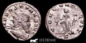 Aureolus Bronze Antoninianus 3,45 g 21 mm Mediolanum 267/8 nEF