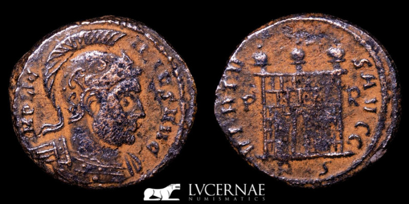 Roman Empire - Licinius I - bronze follis, (3.07 grs. 18 mm., Rome. AD 318-319 -...