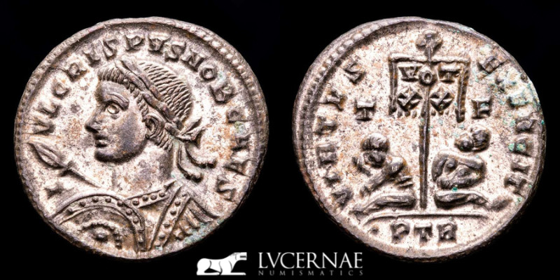 Roman Empire - Crispus, as Caesar (316-326 AD) Silvered follis. (2,82 g, 20 mm.)...